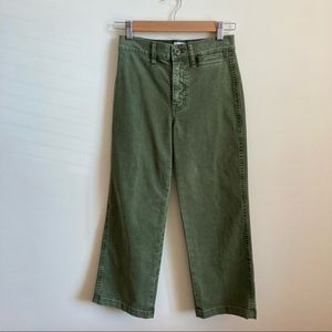 NWT J.Crew Wide-Leg High Rise Crop Pants